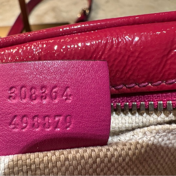 Gucci Pink Soho Disco Patent Leather bag - Picture 9 of 12